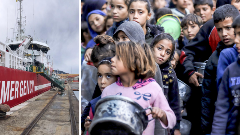 Dall’inferno di Gaza al porto di Vibo, il racconto di un ragazzo sbarcato stanotte: «In mare temevo di veder morire altri bambini»