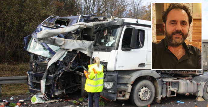 Un autotrasportatore di Vibo Marina coinvolto in un pauroso incidente in Germania mentre era a bordo del suo camion