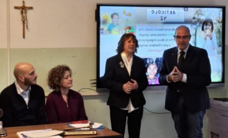 Jonadi, il Kiwanis di Vibo incontra i ragazzi della scuola. Eletto il direttivo del Builders club