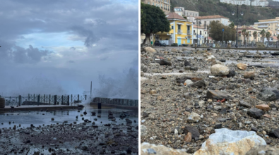 Maltempo, Marina di Pizzo devastata dalla mareggiata: il lungomare come una zona di guerra