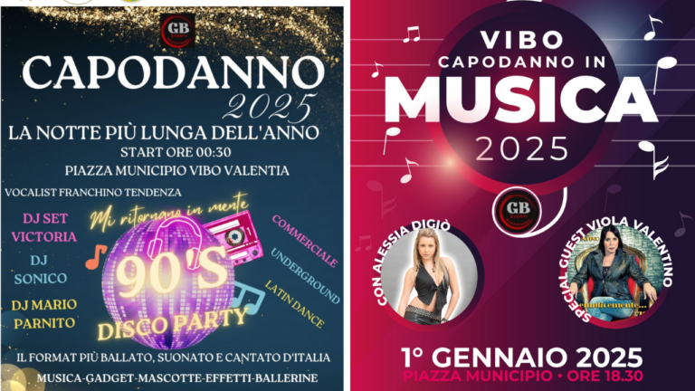 Capodanno in piazza a Vibo, la notte di San Silvestro si balla sul corso con il Dj set e si replica la sera del 1° gennaio