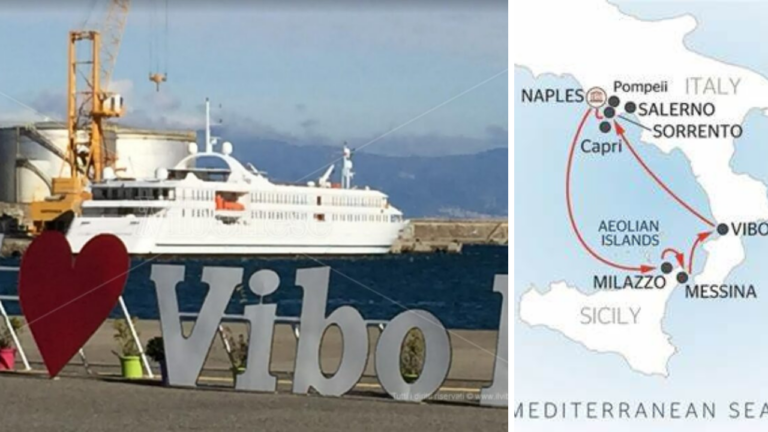 Ritorna a Vibo Marina la nave da crociera Belle de l’Adriatique: tra dicembre e marzo attraccherà 10 volte