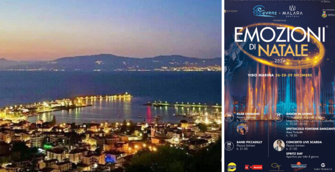 A Vibo Marina tre giorni di musica, arte e divertimento all’insegna della promozione del territorio: ecco Emozioni di Natale