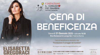 Diemmecom in campo per la solidarietà, cena di beneficenza per la Fondazione Il Coraggio dei bambini: ospite d’onore Elisabetta Gregoraci