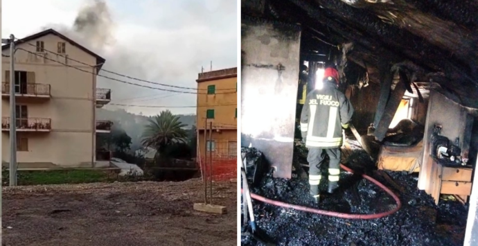 Pizzoni, incendio distrugge una mansarda: salvi i ragazzi all’interno, uno è rimasto intossicato – VIDEO