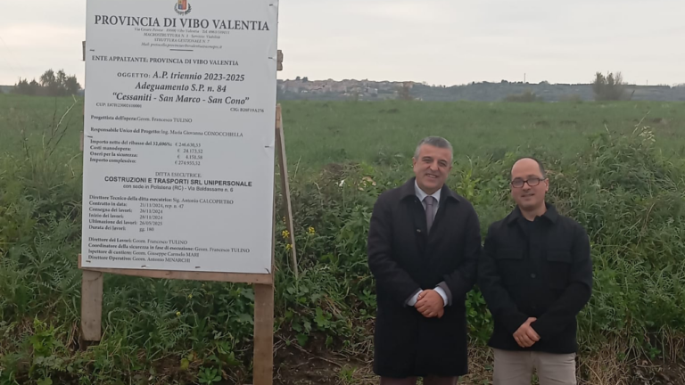 Strade provinciali, continua il tour del presidente L’Andolina: a Cessaniti focus sui collegamenti con le frazioni