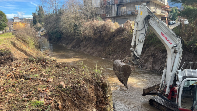 Serra, iniziati i lavori da 700mila euro per la messa in sicurezza del fiume Ancinale e dei torrenti Furno e Garusi