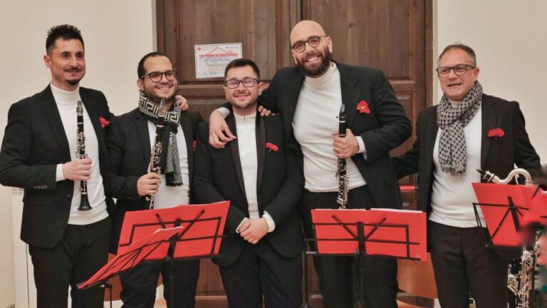 Spilinga, grande successo per la chiusura del tour invernale del Vipàvero Clarinet Quartet & Percussion