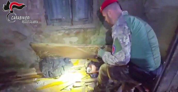 Armi da guerra ed esplosivo capace di causare danni devastanti: un altro arsenale scoperto dai carabinieri nel Reggino – VIDEO