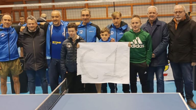 Tennistavolo Vibo, l’Atlantide batte Spezzano e conquista (con tre giornate d’anticipo) la C1