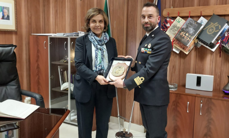 Il prefetto Anna Aurora Colosimo in visita istituzionale alla Capitaneria di porto di Vibo Valentia