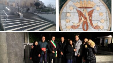 Zambrone, a Daffinà inaugurata dopo 40 anni la nuova scalinata della chiesa di San Nicodemo