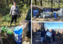 I volontari di Plasticfree raccolgono una tonnellata di rifiuti nei boschi di Serra San Bruno – Video