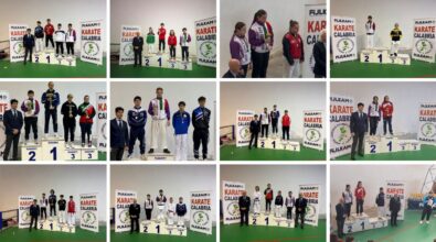 Gran prix karate brutium, la Virtus Vibo al secondo posto grazie ai risultati dei suoi atleti