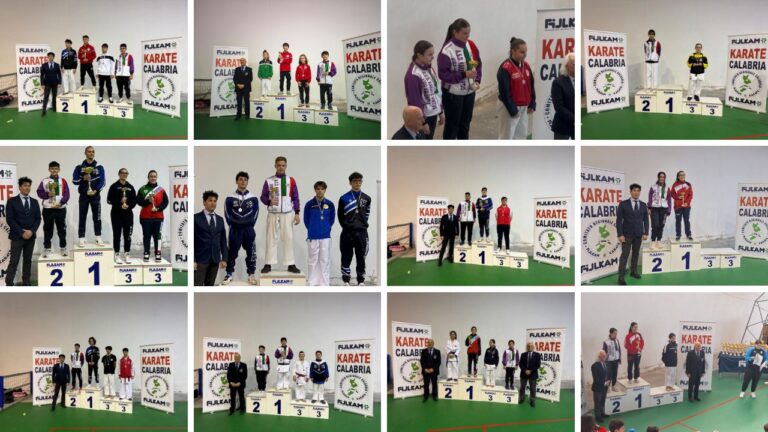 Grand prix karate brutium, la Virtus Vibo al secondo posto grazie ai risultati dei suoi atleti