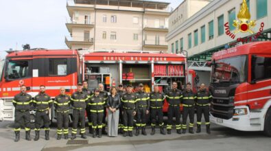 Vibo, visita istituzionale del prefetto Colosimo al Comando dei vigili del fuoco