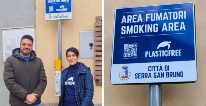 Serra dice basta ai mozziconi di sigaretta: Comune e Plastic free installano nuove smoking area
