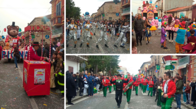 Mileto, boom di presenze ed esplosione di musica e colori per l’edizione 2025 del Carnevale – FOTO