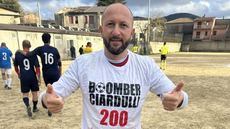 Salvatore Ciardulli bomber di razza: 200 volte in gol, traguardo storico nei dilettanti