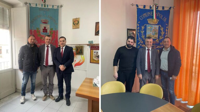 Viabilità, il presidente della Provincia in visita nei Comuni di Francavilla Angitola e Polia per discutere degli interventi in corso e futuri