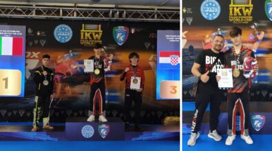 𝐊ickboxing, il vibonese Salvatore Pio Sesto campione del mondo alla Wako di Jesolo: trionfo per la Big Match di San Calogero