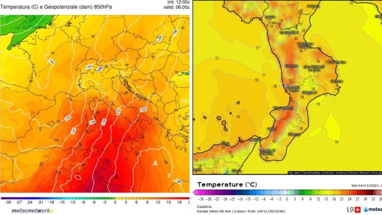 Meteo Vibonese, Domenica delle Palme con caldo africano: la sabbia torna a colorare i cieli (e le auto) di rosso