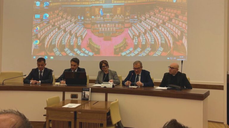 L’Affruntata e i riti della Settimana Santa di Vibo presentati al Senato: «Orgogliosi di mostrare all’Italia ciò che siamo»