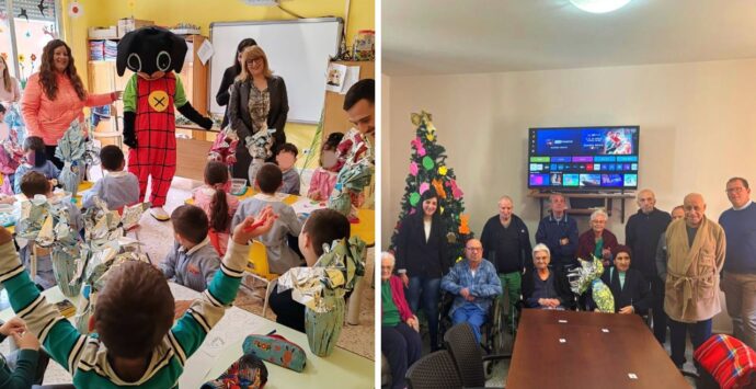 Rombiolo, l’amministrazione comunale dona uova di Pasqua a bambini e anziani: «Ricordo prezioso per tutti noi»
